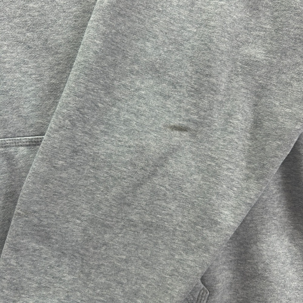 Nike Hoodie Mens XL Gray Center Swoosh Vector Claw‎ Ribbed Cuff & Hem Drawstring - Picture 8 of 13